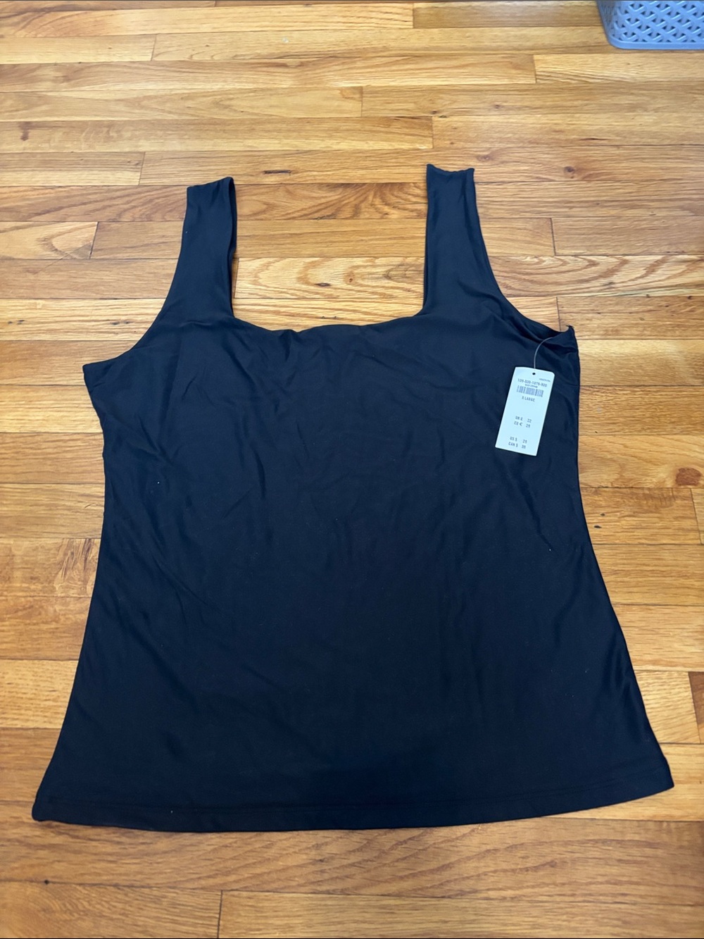 Abercrombie & Fitch Black Square-Neck Tank